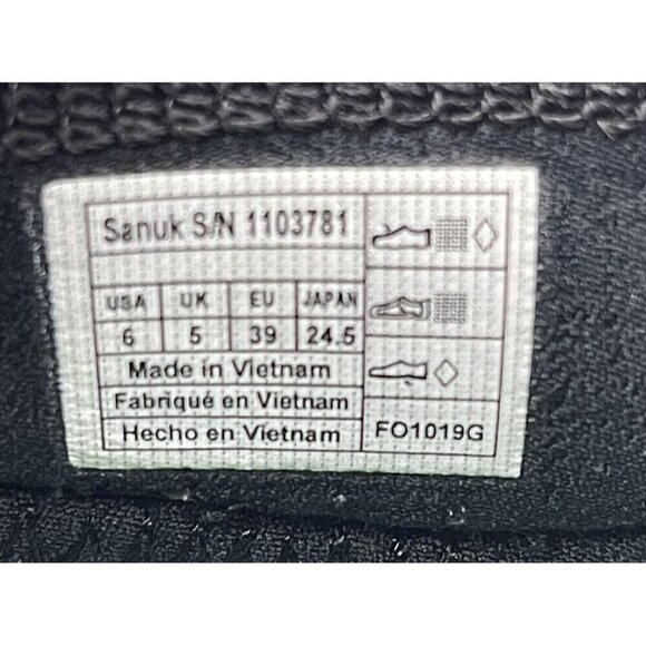 Sanuk Chiba Journey LX Yulex Pure Logo Camo Green Slip On Stretch Ankle Boots 6